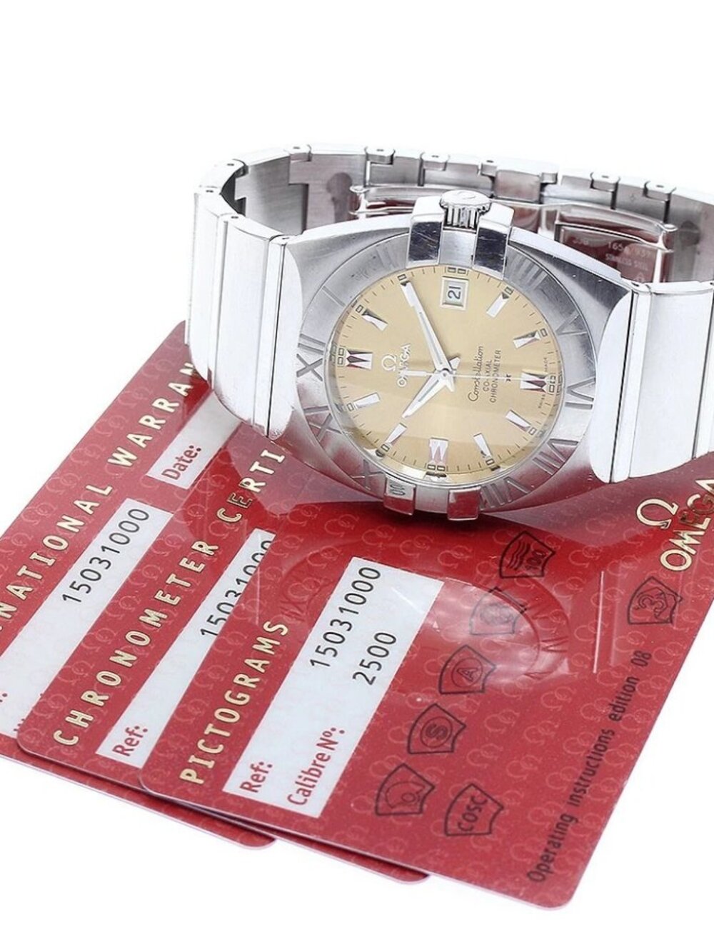 OMEGA Constellation 1503.10 Date gold Dial Automatic Men's Watch